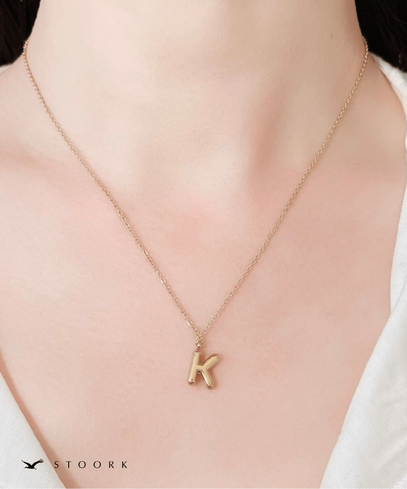 Gold Initial Necklace - stoork