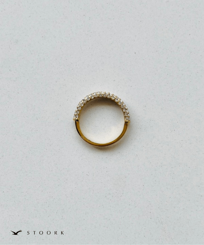 Half Eternity Fat Ring - stoork