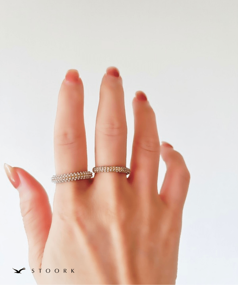 Half Pearl Fat Ring - stoork