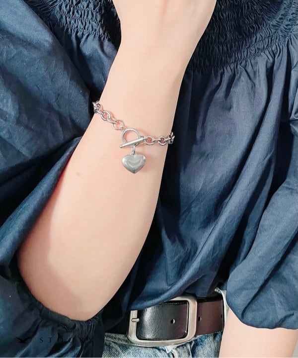 【再入荷】Heart Chain Bracelet - stoork