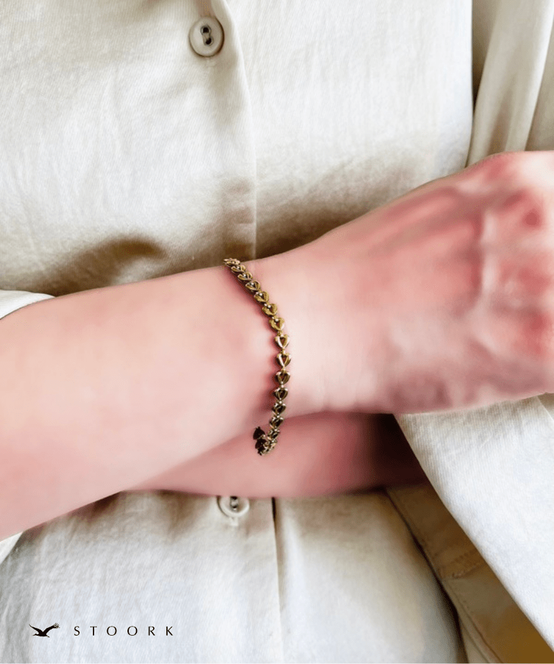 Heart Link Chain Bracelet - stoork