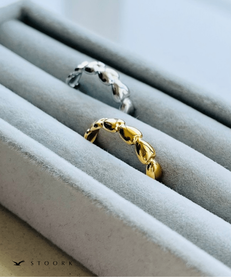 Heart Link Open Ring - stoork