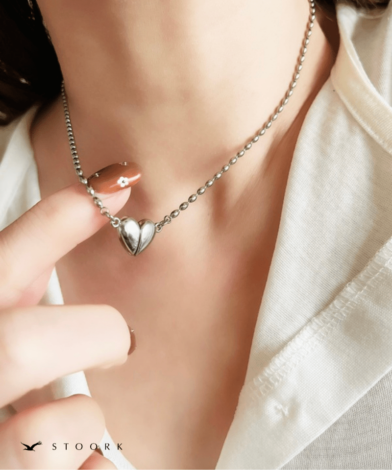 Heart Magnet Necklace - stoork