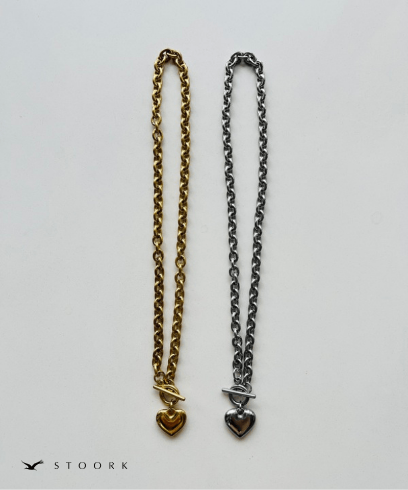 Heart Top Chain Necklace - stoork