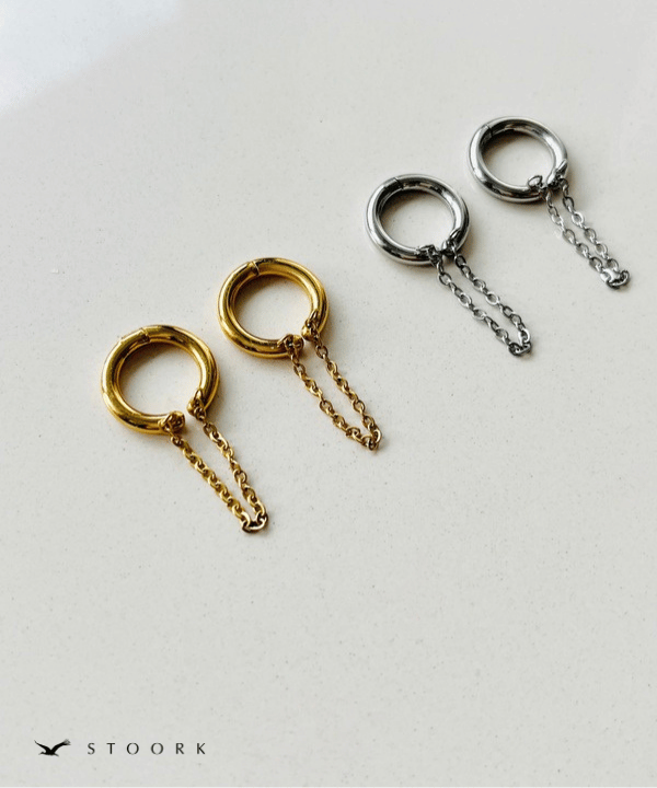 Hoop Chain Ear Cuff - stoork