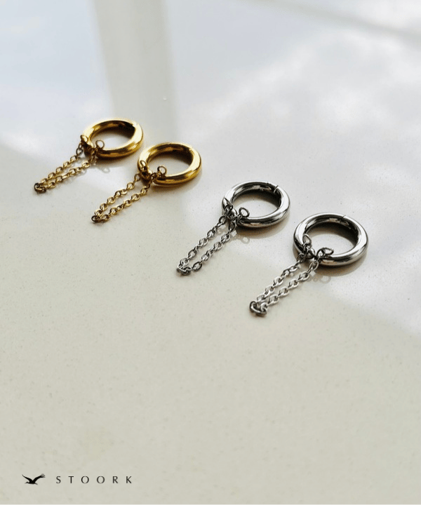 Hoop Chain Ear Cuff - stoork