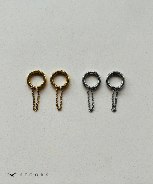 Hoop Chain Ear Cuff - stoork