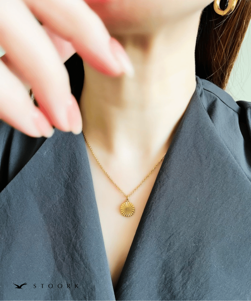 【再入荷】Jagged Circle Necklace - stoork