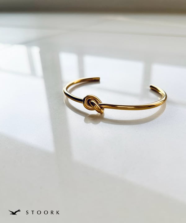 【再入荷】Knot Hoop Bangle - stoork