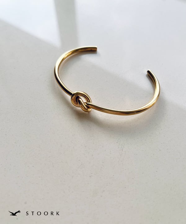 【再入荷】Knot Hoop Bangle - stoork