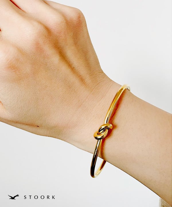 【再入荷】Knot Hoop Bangle - stoork
