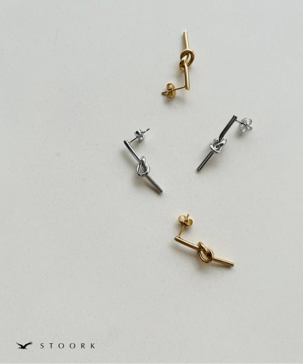 【再入荷】Knot Long Pierce - stoork