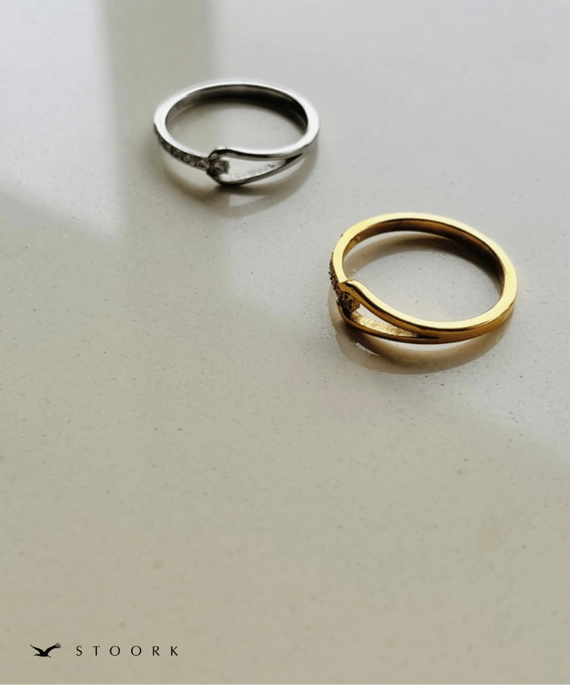 Knot Zircon Ring - stoork