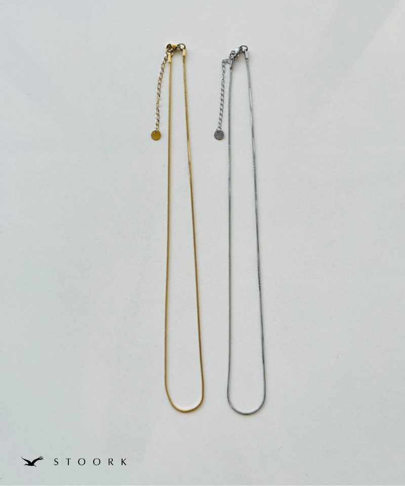 Layered Design Chain Necklace - stoork