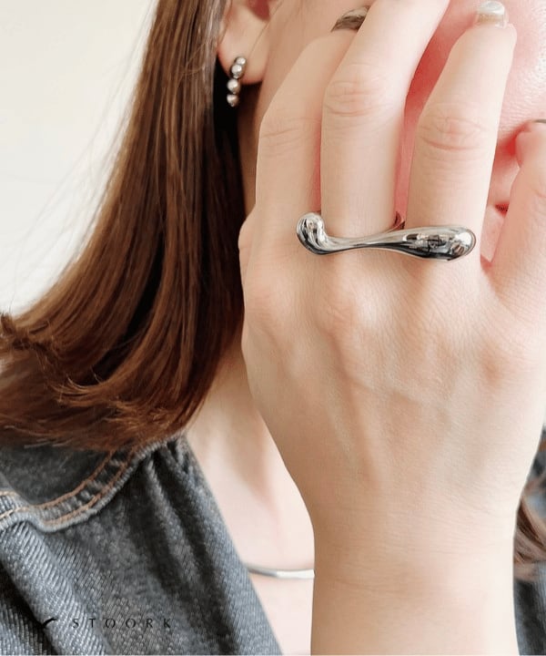 【再入荷】Layered Double Ring - stoork