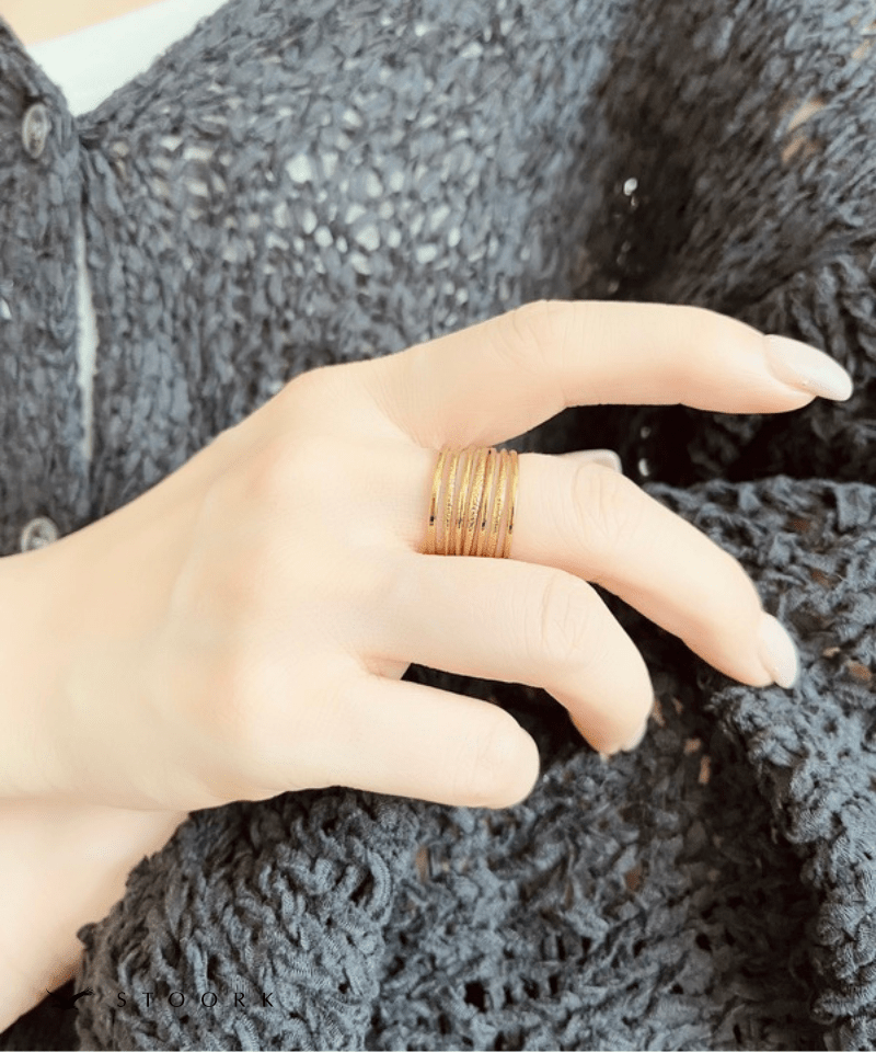 Layered Line Ring - stoork