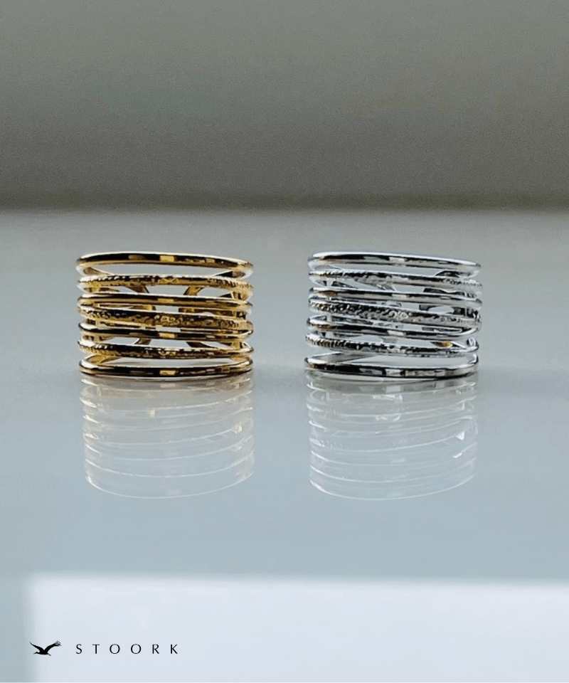Layered Line Ring - stoork