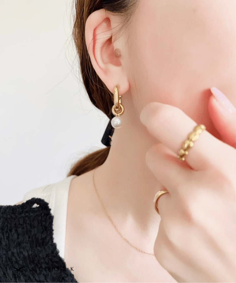 Link Curve Pearl Pierce - stoork