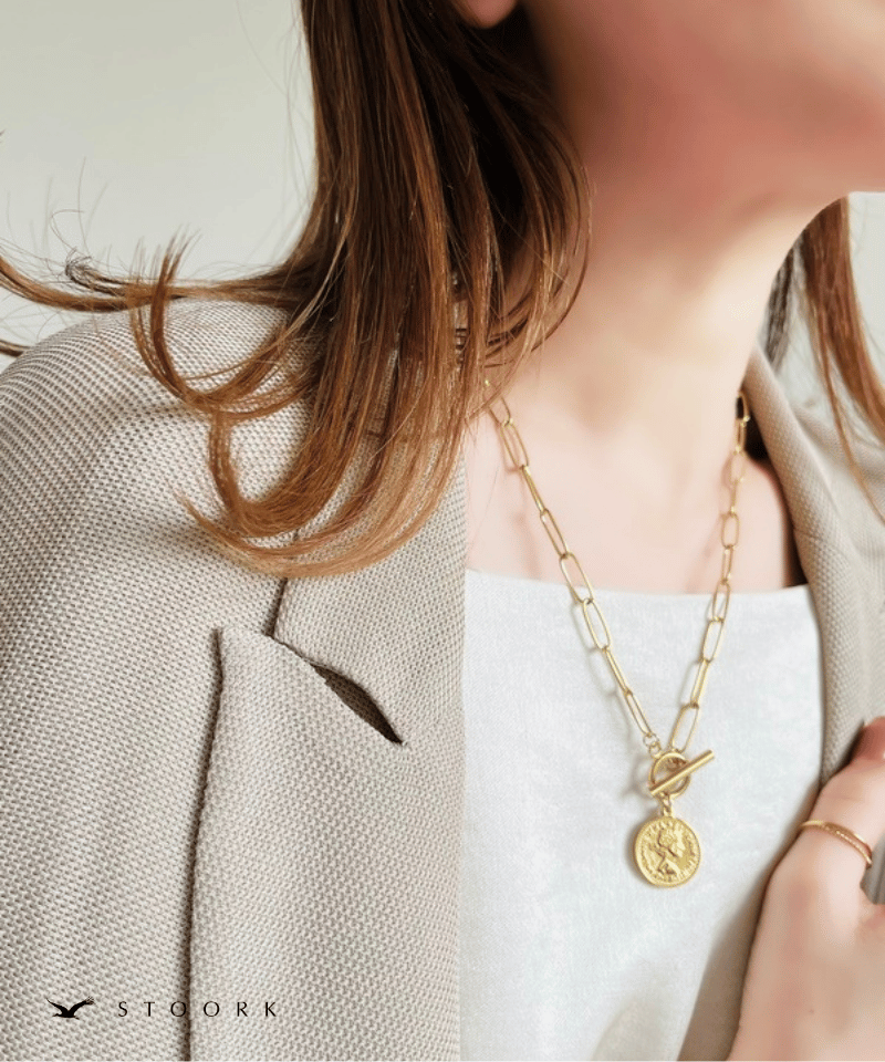 【再入荷】Mantel Coin Chain Necklace - stoork