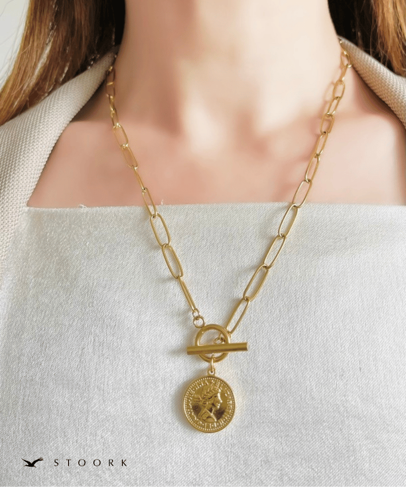 【再入荷】Mantel Coin Chain Necklace - stoork