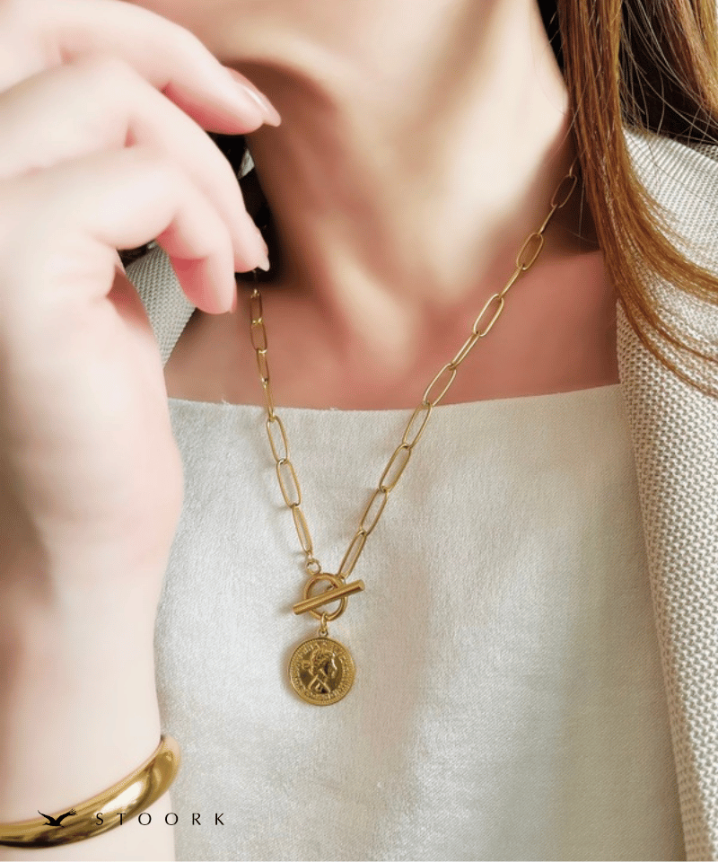 【再入荷】Mantel Coin Chain Necklace - stoork