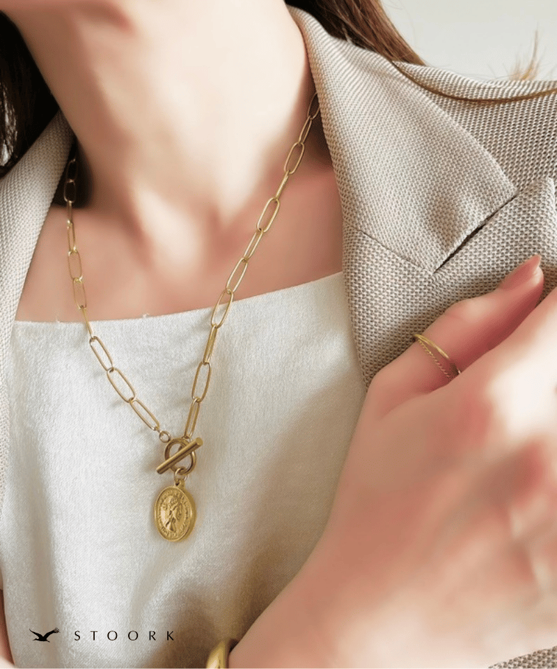 【再入荷】Mantel Coin Chain Necklace - stoork