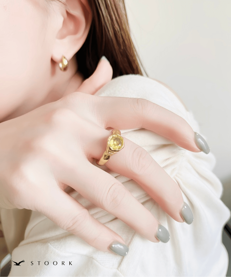 Melt Stone Ring - stoork