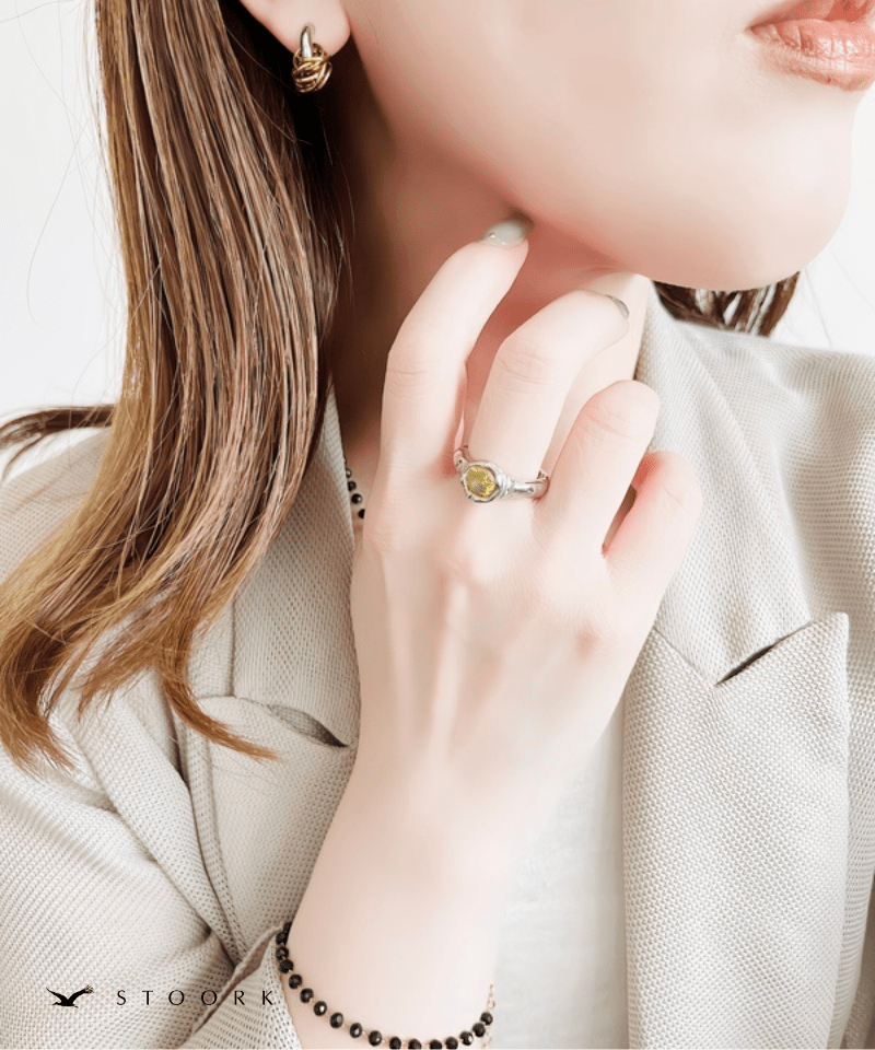 Melt Stone Ring - stoork