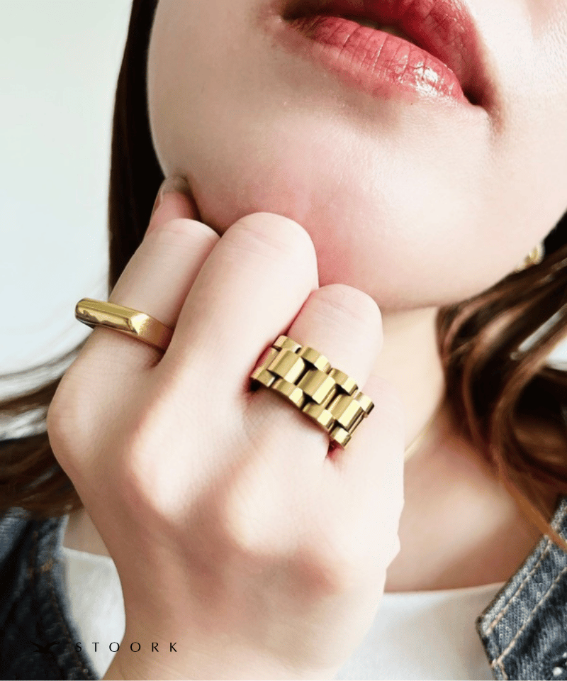 Metal Belt Ring - stoork