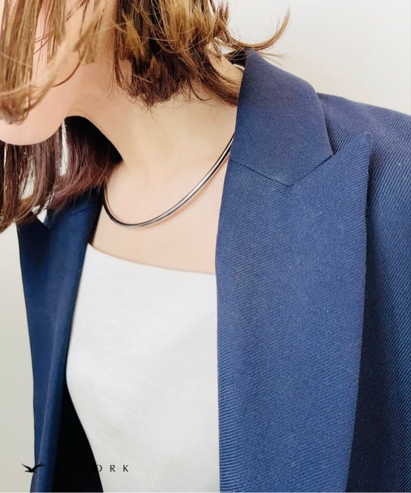 【再入荷】Metal Curve Choker - stoork
