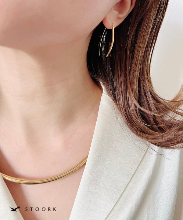 【再入荷】Metal Curve Choker - stoork