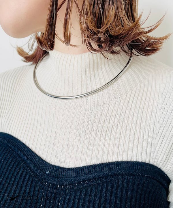 【再入荷】Metal Curve Choker - stoork