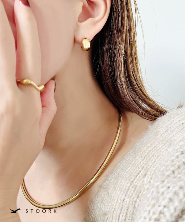 【再入荷】Metal Curve Choker - stoork