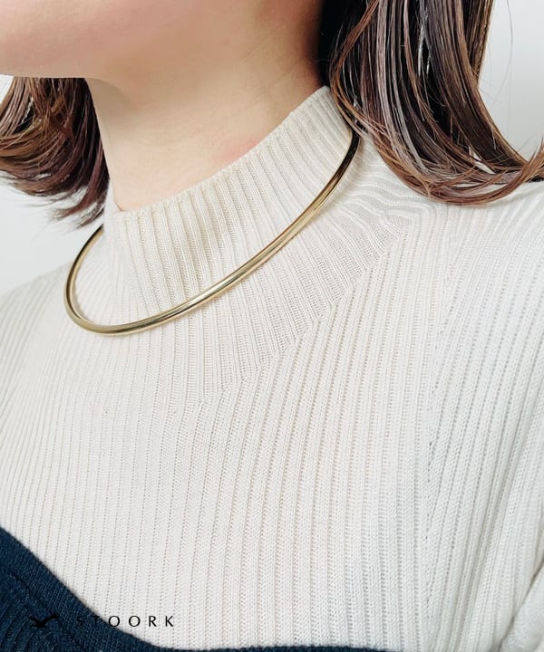 【再入荷】Metal Curve Choker - stoork