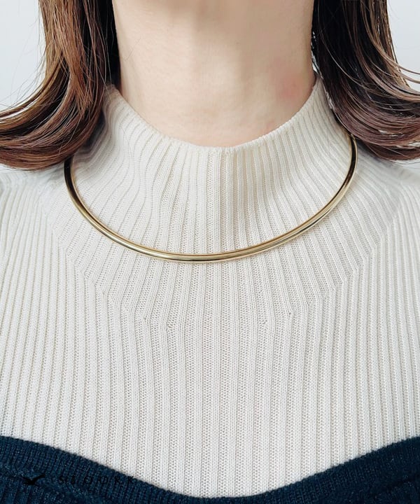 【再入荷】Metal Curve Choker - stoork