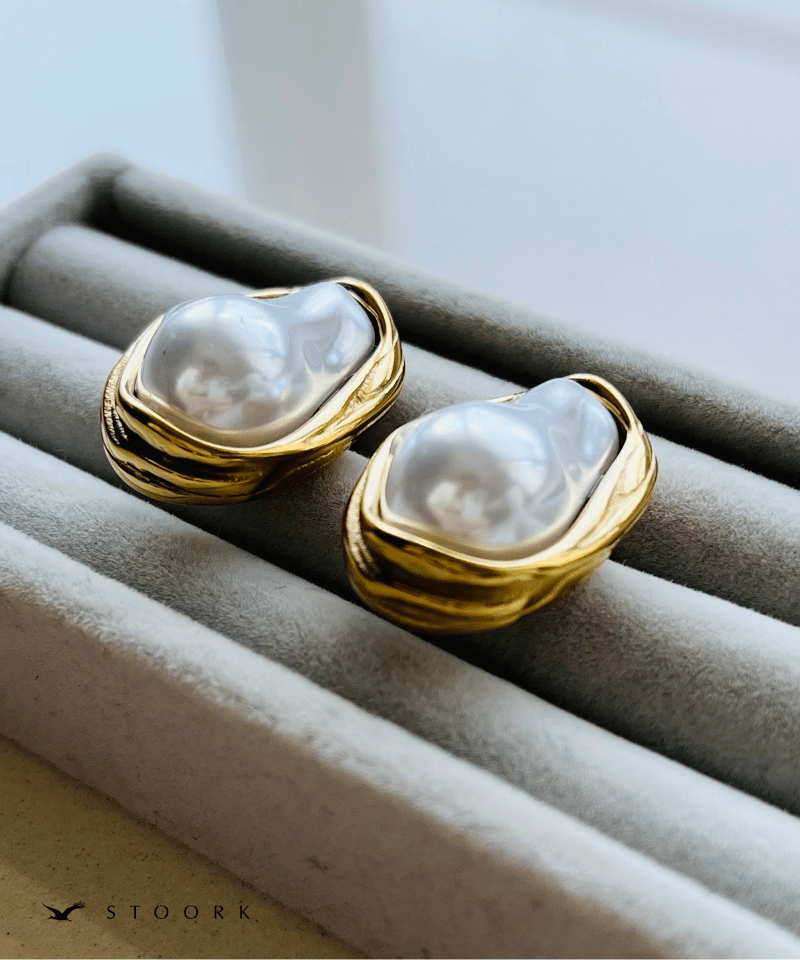Metal Frame Pearl Pierce - stoork