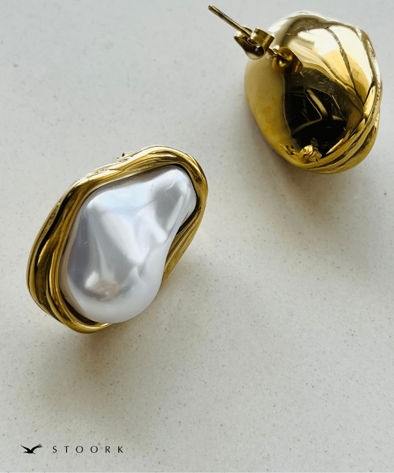 Metal Frame Pearl Pierce - stoork
