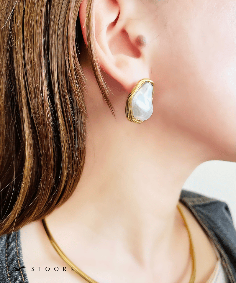 Metal Frame Pearl Pierce - stoork