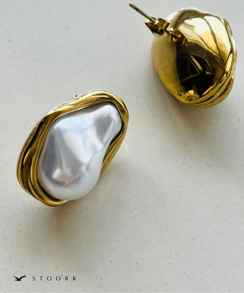 Metal Frame Pearl Pierce - stoork
