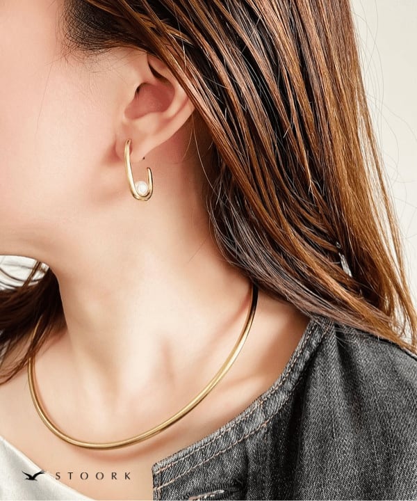 【再入荷】Metal Pearl Pierce - stoork
