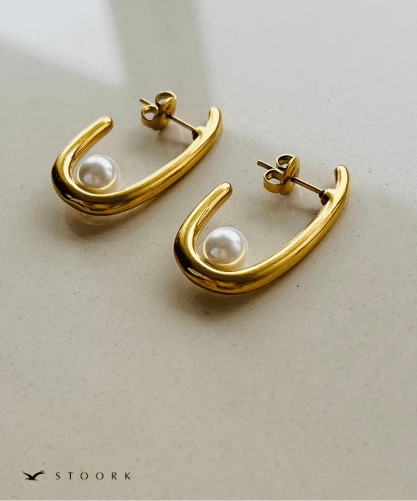 【再入荷】Metal Pearl Pierce - stoork