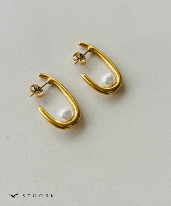 【再入荷】Metal Pearl Pierce - stoork