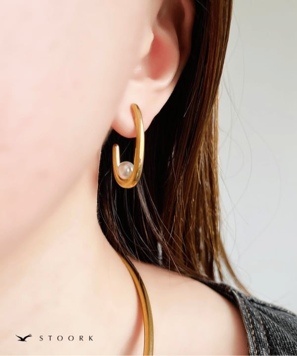 【再入荷】Metal Pearl Pierce - stoork