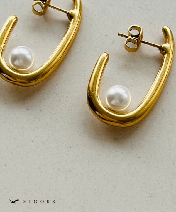 【再入荷】Metal Pearl Pierce - stoork