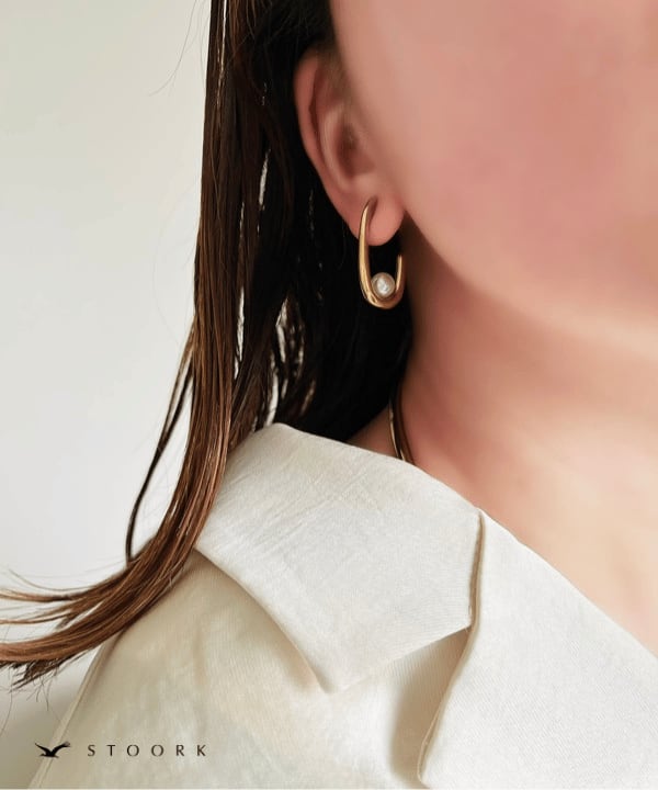 【再入荷】Metal Pearl Pierce - stoork