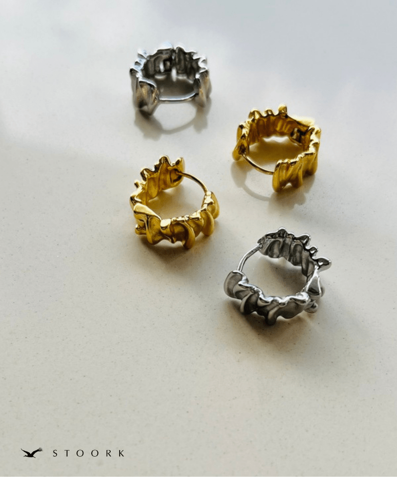 Metal Wave Hoop Pierce - stoork