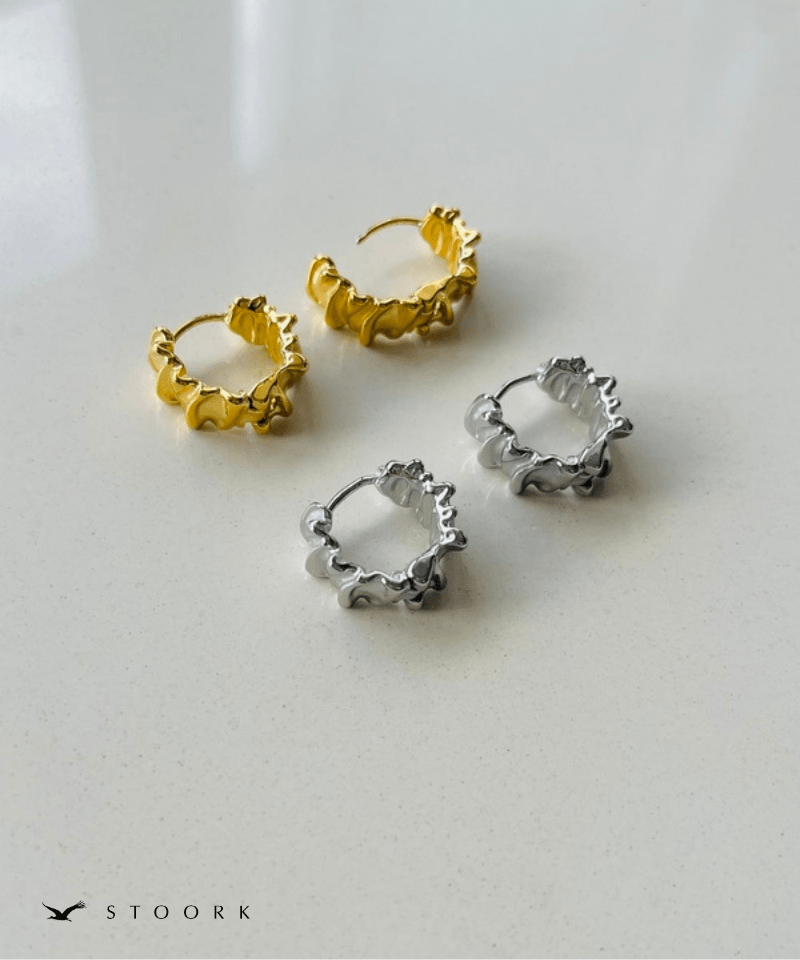 Metal Wave Hoop Pierce - stoork