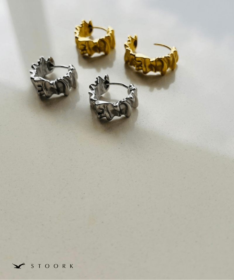 Metal Wave Hoop Pierce - stoork