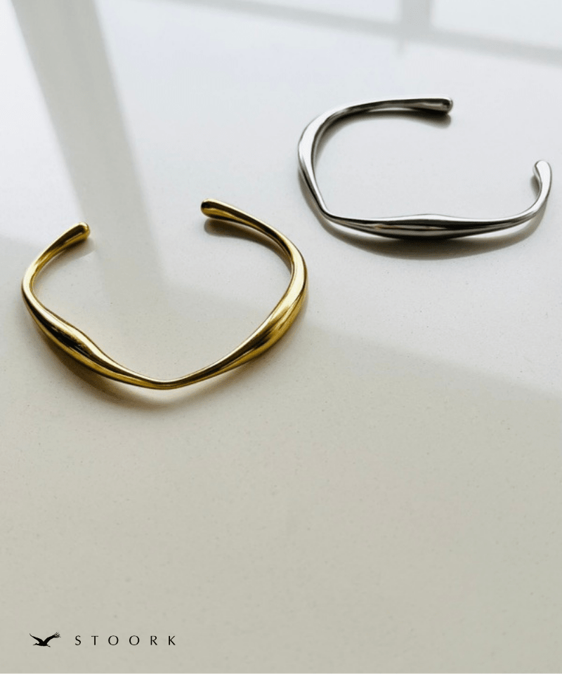 Minimal Nuance Open Bangle - stoork