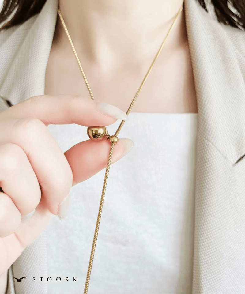 Mixed Chain Ball Necklace - stoork